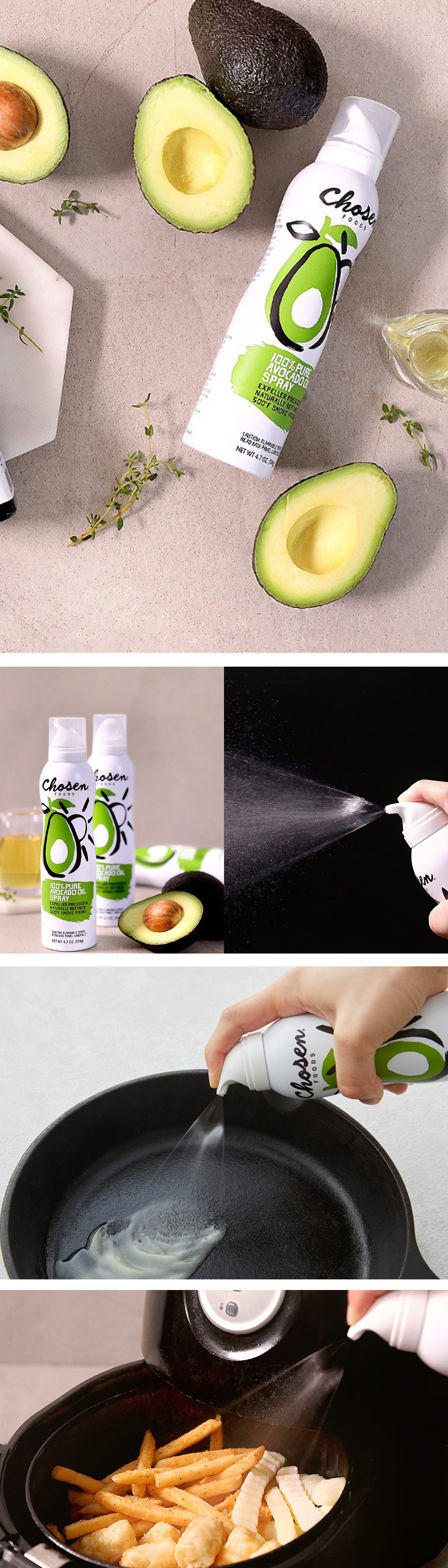 [CHOSEN] 100% ピュア アボカドオイル スプレー / 134g スプレーオイル AVOCADO OIL コストコ オイル 