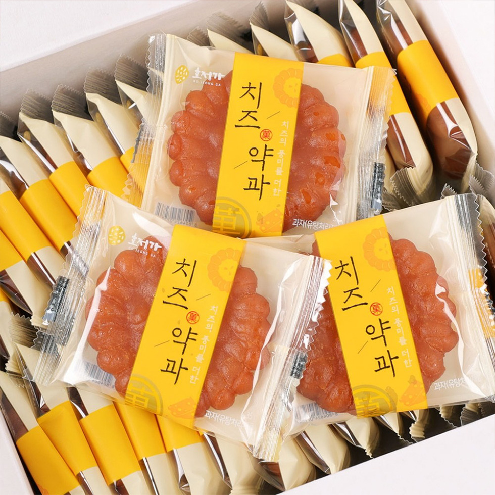 [HOJEONGA] ヤッカー35g?1個/  薬菓 チーズ味  韓国お菓子 韓国伝統お菓子 ヤッカ 韓国デザート