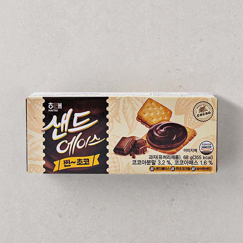 ヘテ] サンドエース チョコ / 68g エイスサンド エースクレッカー