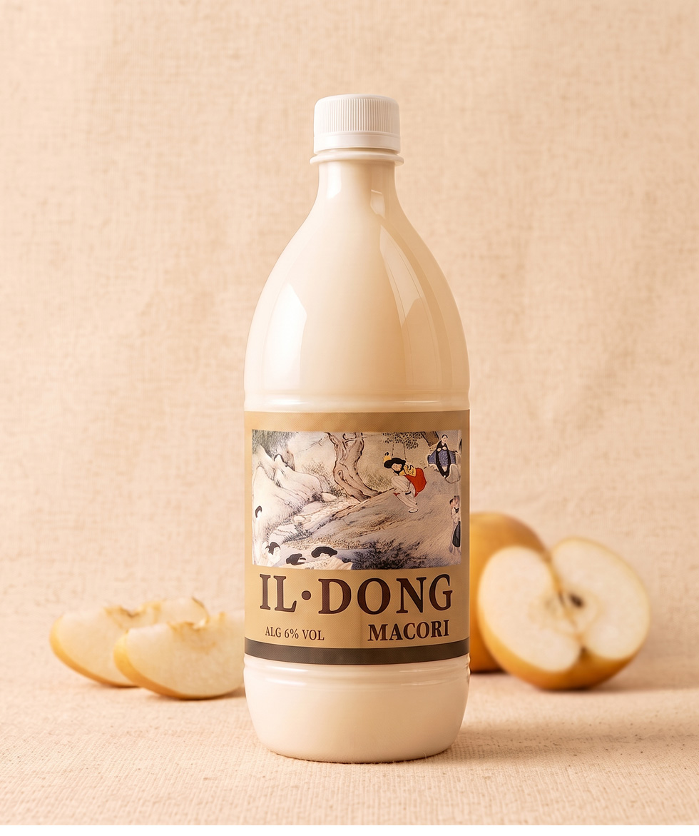 [一東] 梨 マッコリ / 1000ml 6度 イルドン マッコリ梨 韓国酒 にごり酒 低アルコール 爽やかな味 乳酸菌を育てる まっこり