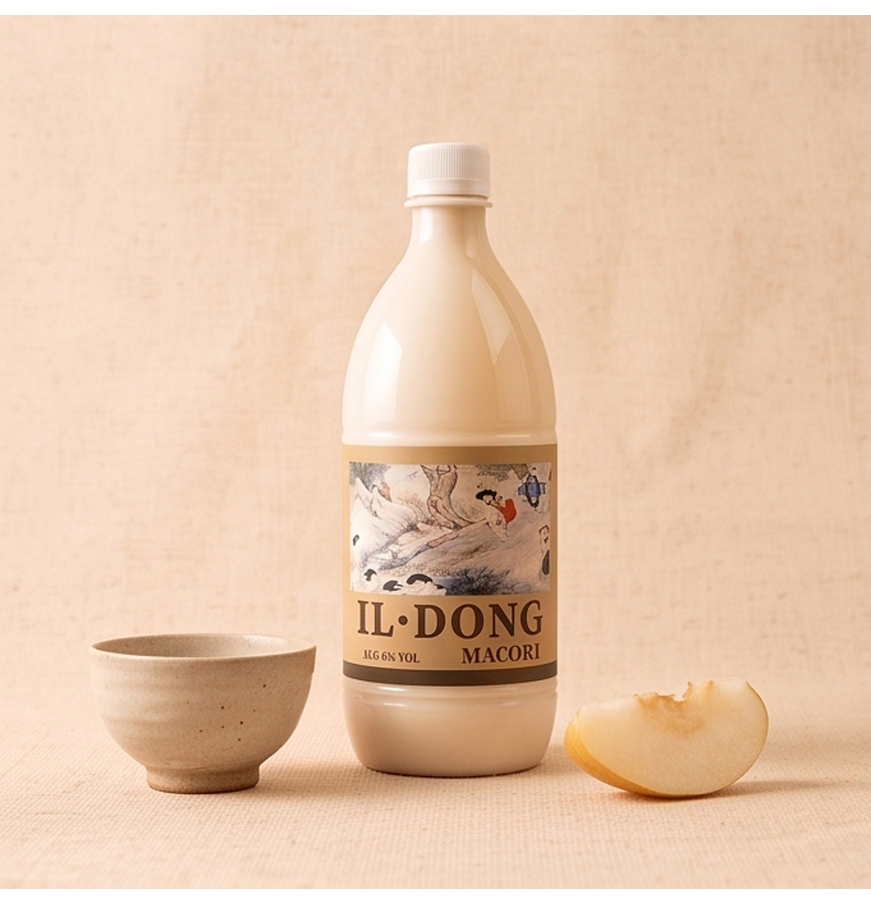 [一東] 梨 マッコリ / 1000ml 6度 イルドン マッコリ梨 韓国酒 にごり酒 低アルコール 爽やかな味 乳酸菌を育てる まっこり