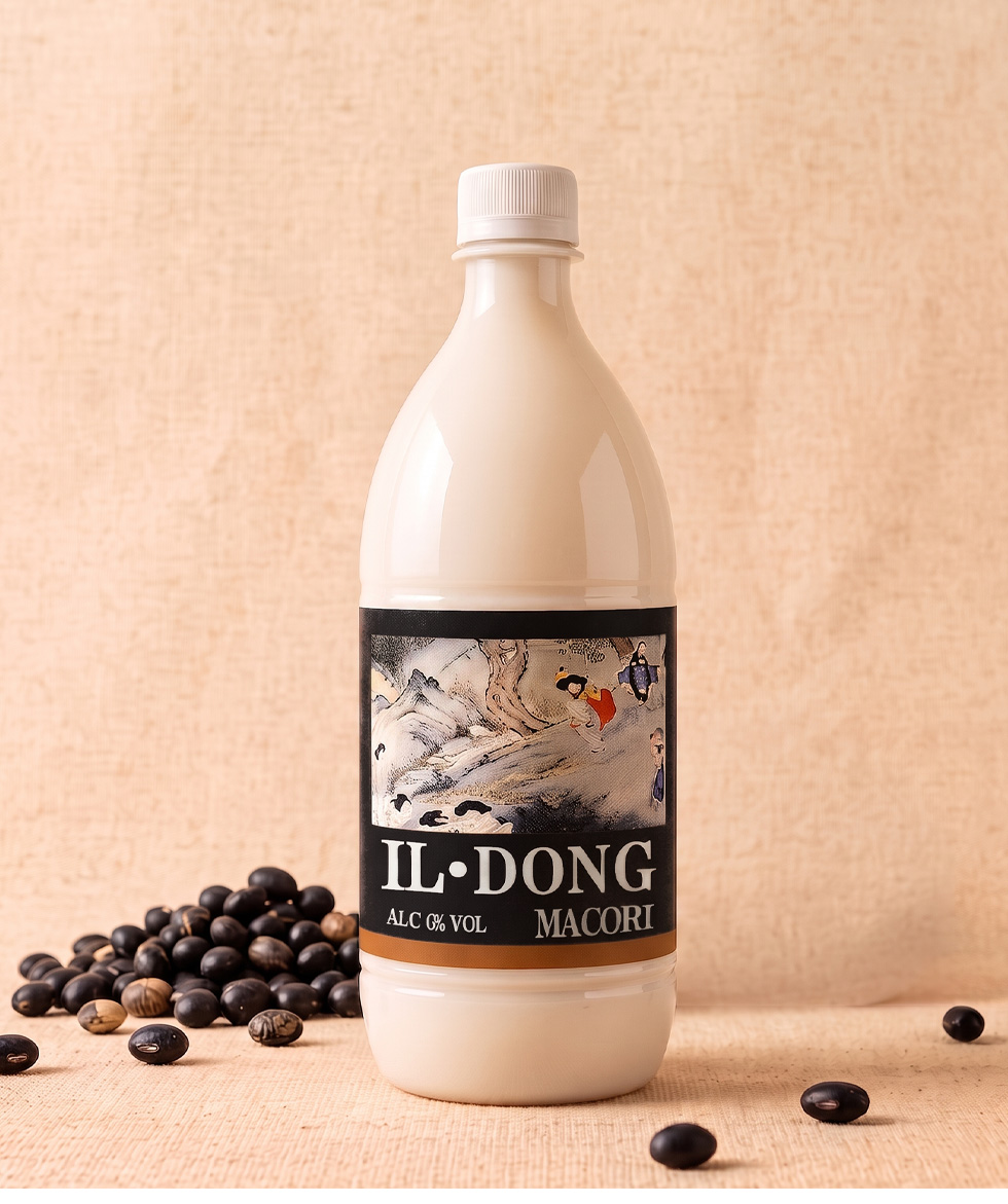 [一東] 黒豆 マッコリ / 1000ml 6度 イルドン マッコリ黒豆 抱川 ポチョン 韓国酒 にごり酒 低アルコール 香ばしい黒豆の風味 乳酸菌を育てる まっこり