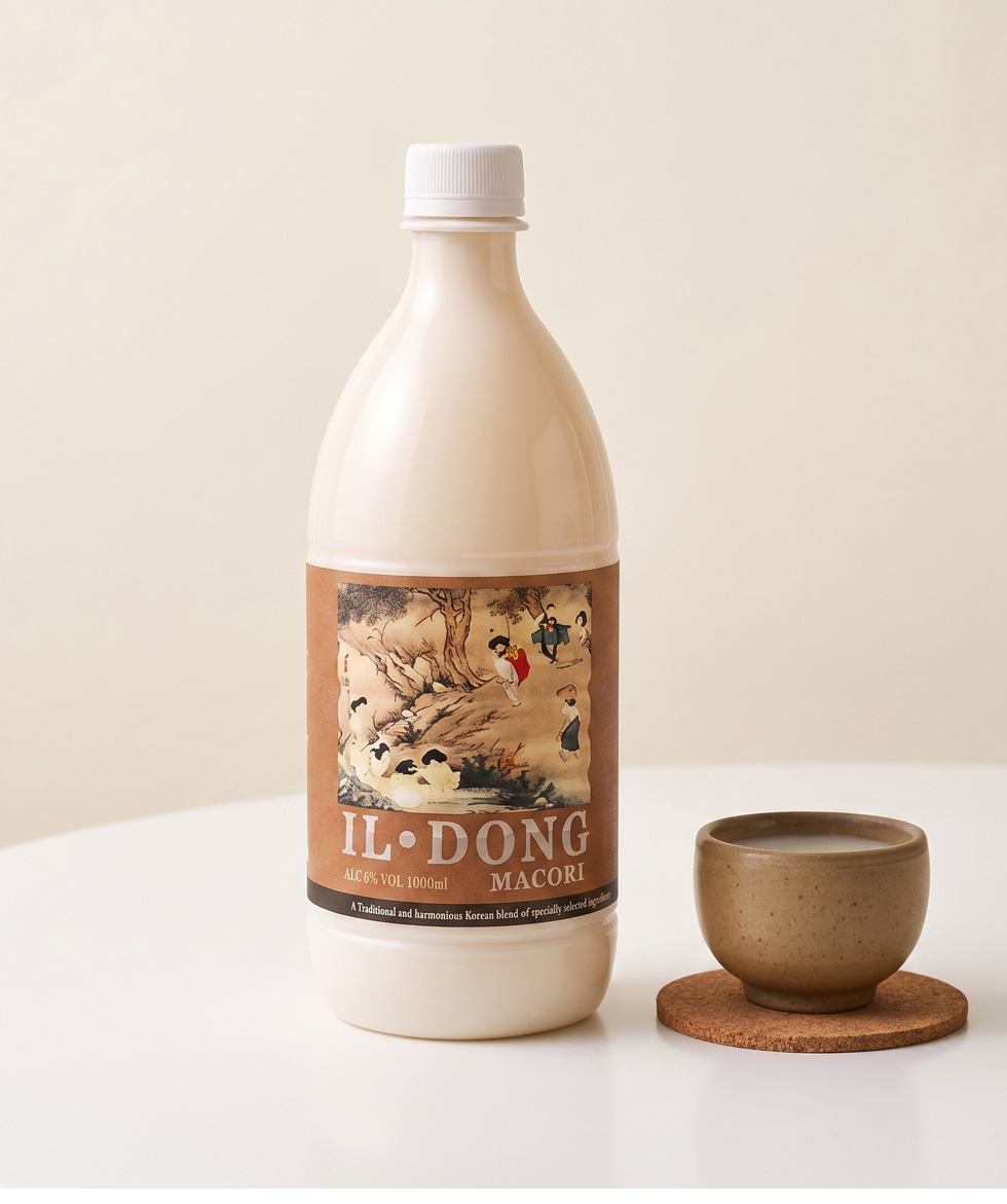 [一東] おこげ マッコリ / 1000ml 6度 イルドン おこげマッコリ ヌルンジ ポチョン 韓国酒 にごり酒 低アルコール 香ばしさ 乳酸菌 まっこり