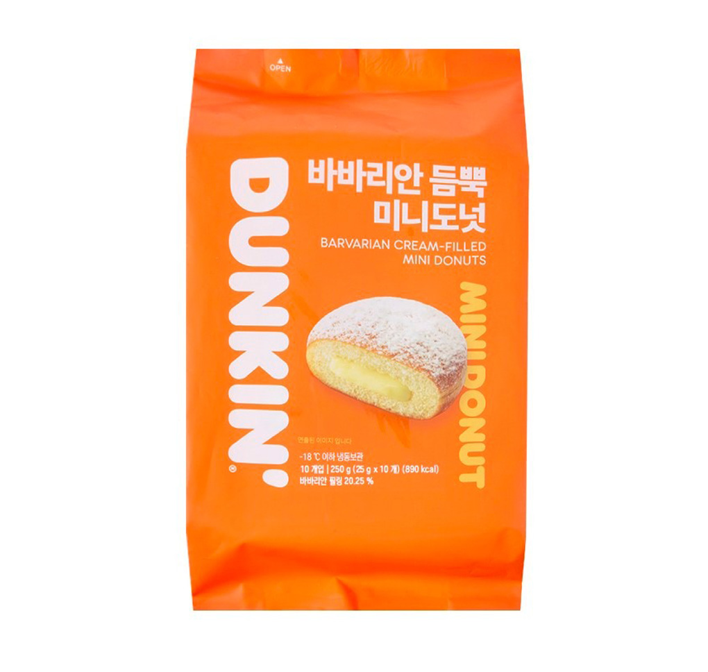 DUNKIN] ダンキンドーナツ ババリアンクリームたっぷり ミニドーナツ