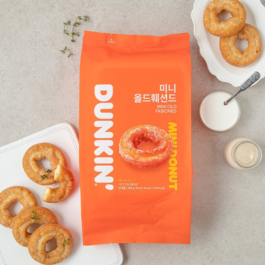 DUNKIN] ダンキンドーナツ ミニ オールドファッション ドーナツ / 360g