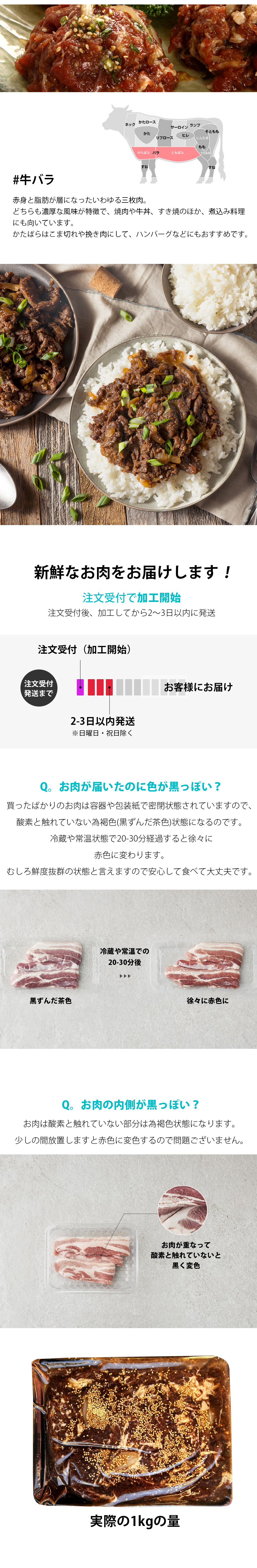 味付け牛プルコギ 約1kg 牛肉プルコギ 牛プルコギ