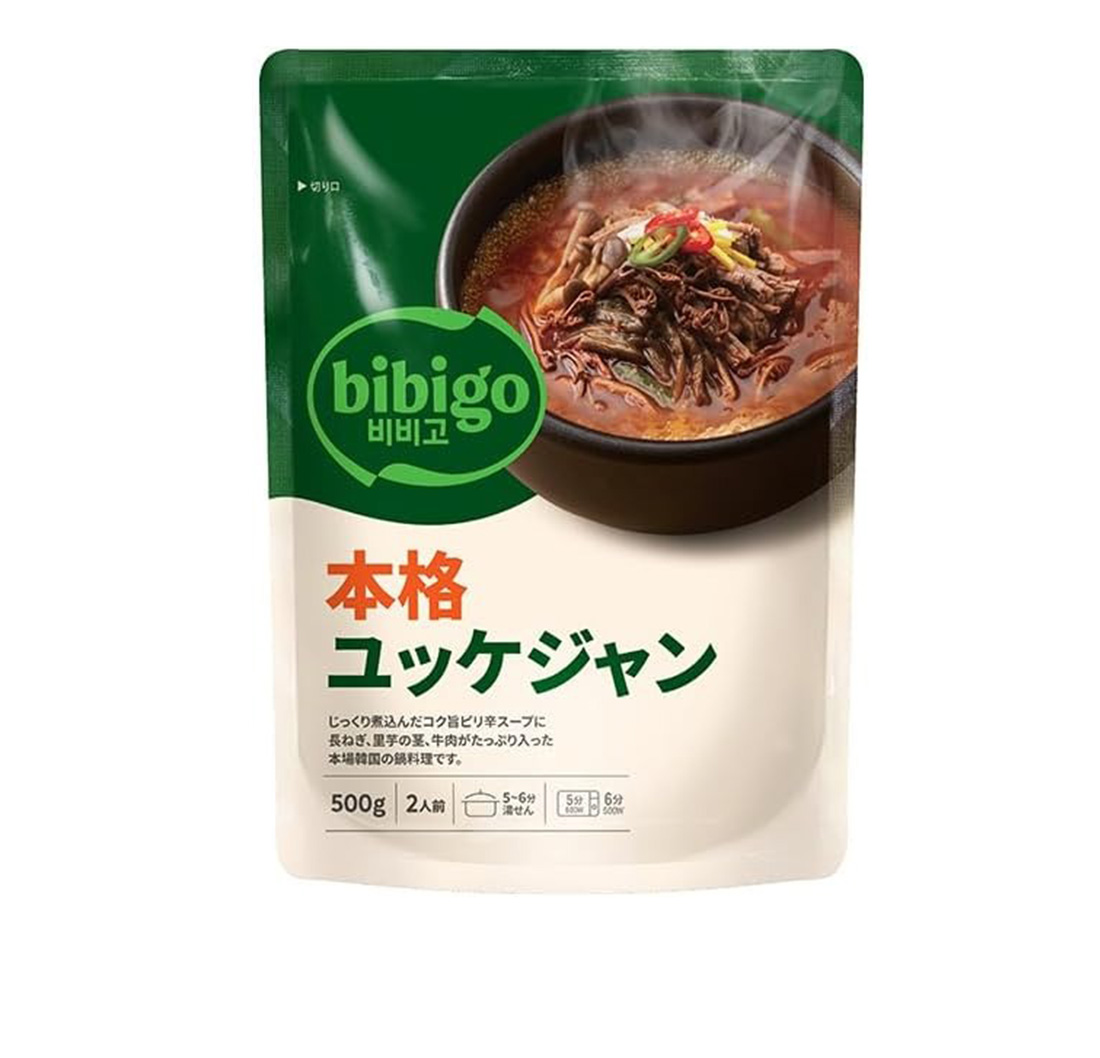[CJ] bibigo ユッケジャン / 500g 韓飯 ビビゴ レトルト ユッケジャンスープ 韓国料理 韓国食品 鍋料理