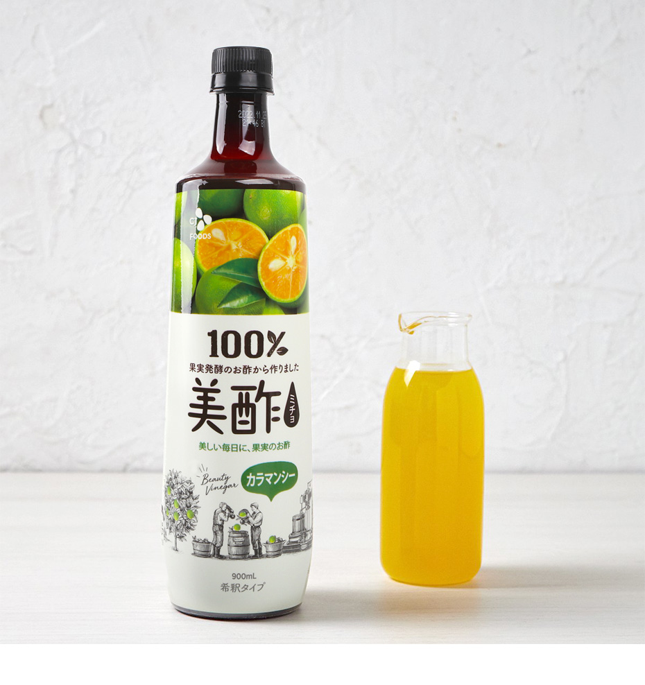 CJ] 美酢(ミチョ)カラマンシー/1BOX(900ml×12本）まとめてお得