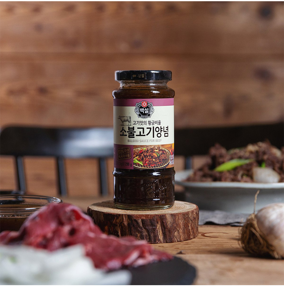 [CJ] 白雪 牛ブルゴギタレ /500g BBQ 牛肉 プルコギソース たれ 炒め物 焼肉 韓国調味料 韓国料理 韓国食材 韓国食品