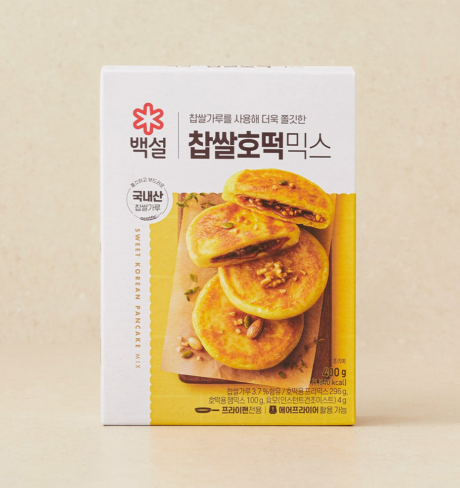 CJ] 白雪 もち米ホットクミックス / 400g 韓国式ホットケーキミックス