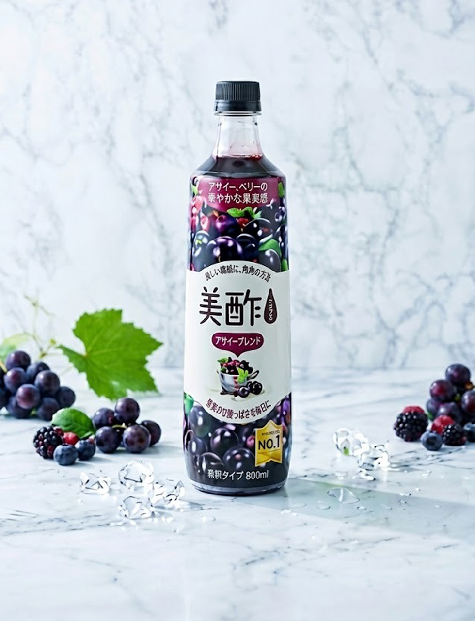 CJ] 美酢 ミチョ アサイーブレンド / 800ml みちょ ぶどう ブドウ 健康