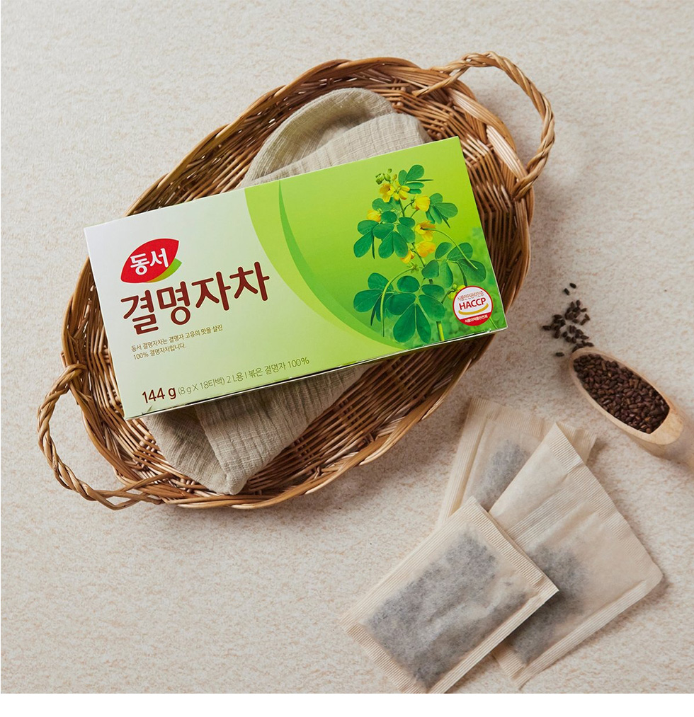 [東西] ケツメイシ 決明子茶 / 144g(18包・ティーバッグ) キョルミョンジャ茶 ドンソ 健康茶 韓国茶 韓国お茶 韓国飲料 韓国食品