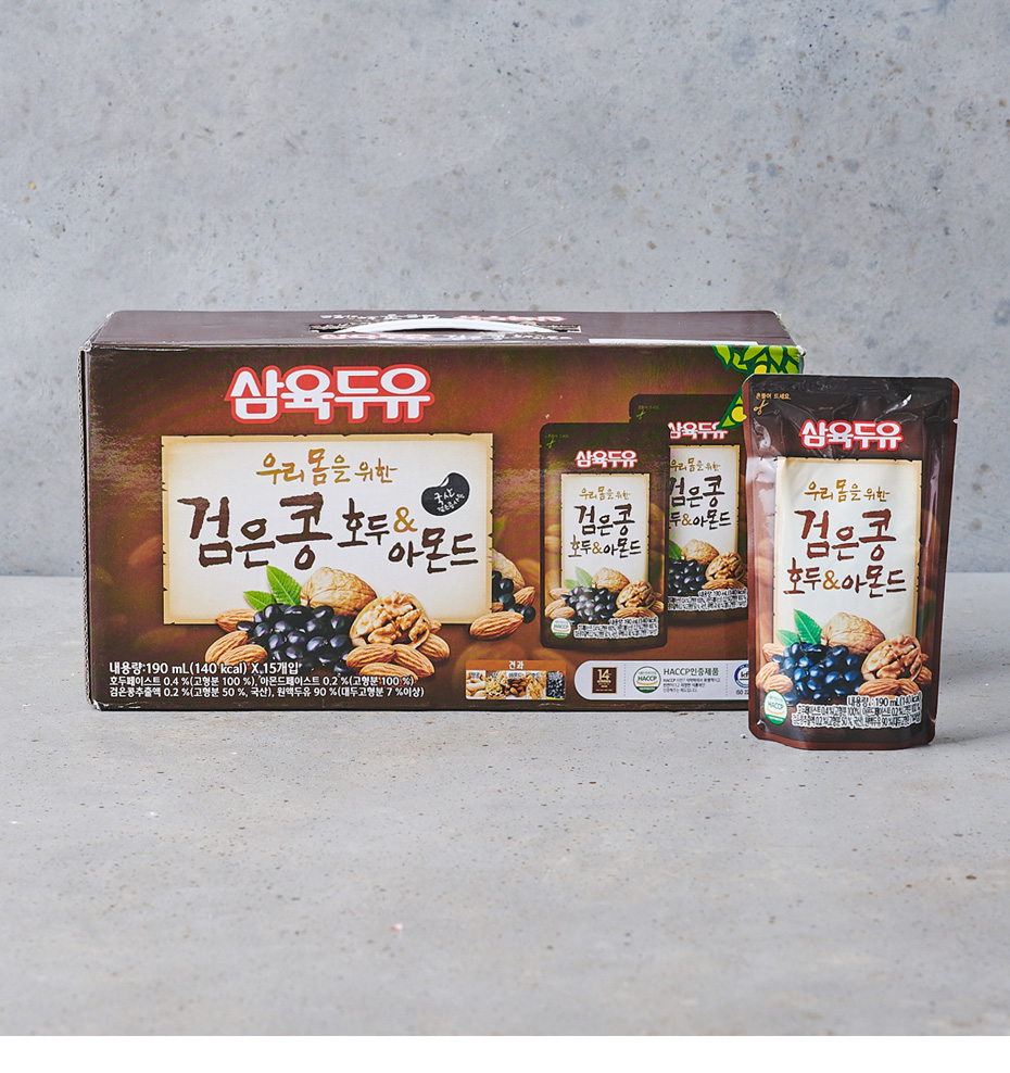 三育] サンユク 豆乳 選べる2箱セット ギフト / 2BOX(35~40個入) 黒豆