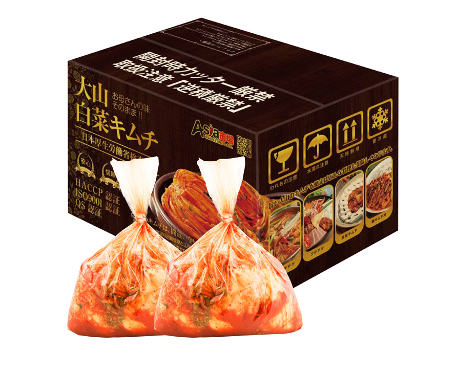 [大山]  業務用 白菜キムチ ポぎキムチ / 1BOX(5kg+5kg) 大容量 冷蔵発送 キムチ (冷蔵)