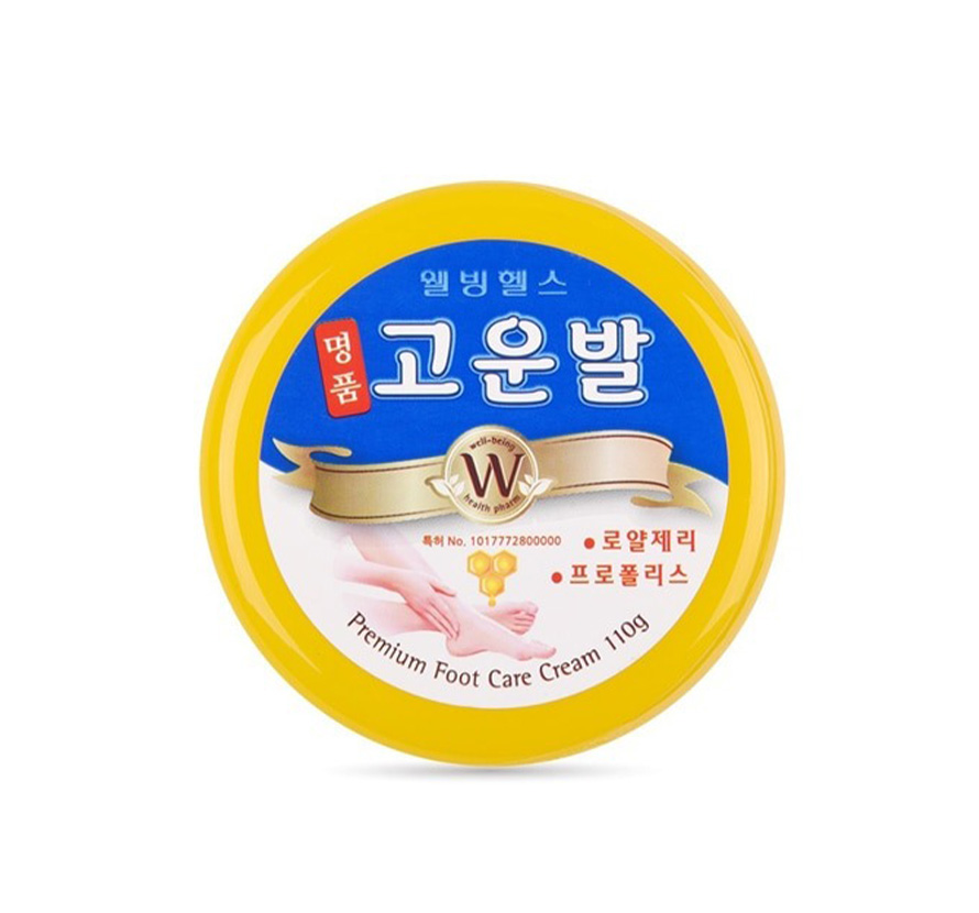 コウンバル フットクリーム プレミアム 黄色 / 110g フットケア かかと 保湿 角質ケア 3WB 韓国コスメ