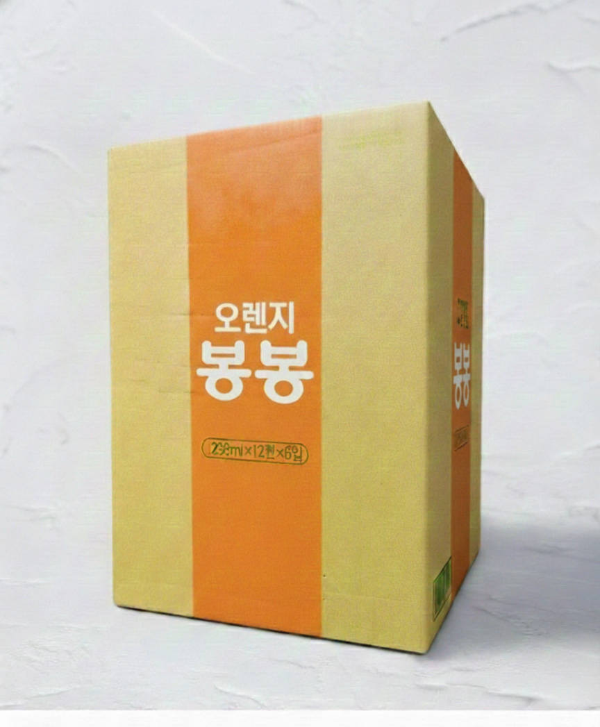 [ヘテ] オレンジ ボンボンジュース 果肉入り / 238ml つぶつぶ オレンジ bongbong 果肉入りのロングセラー清涼飲料水