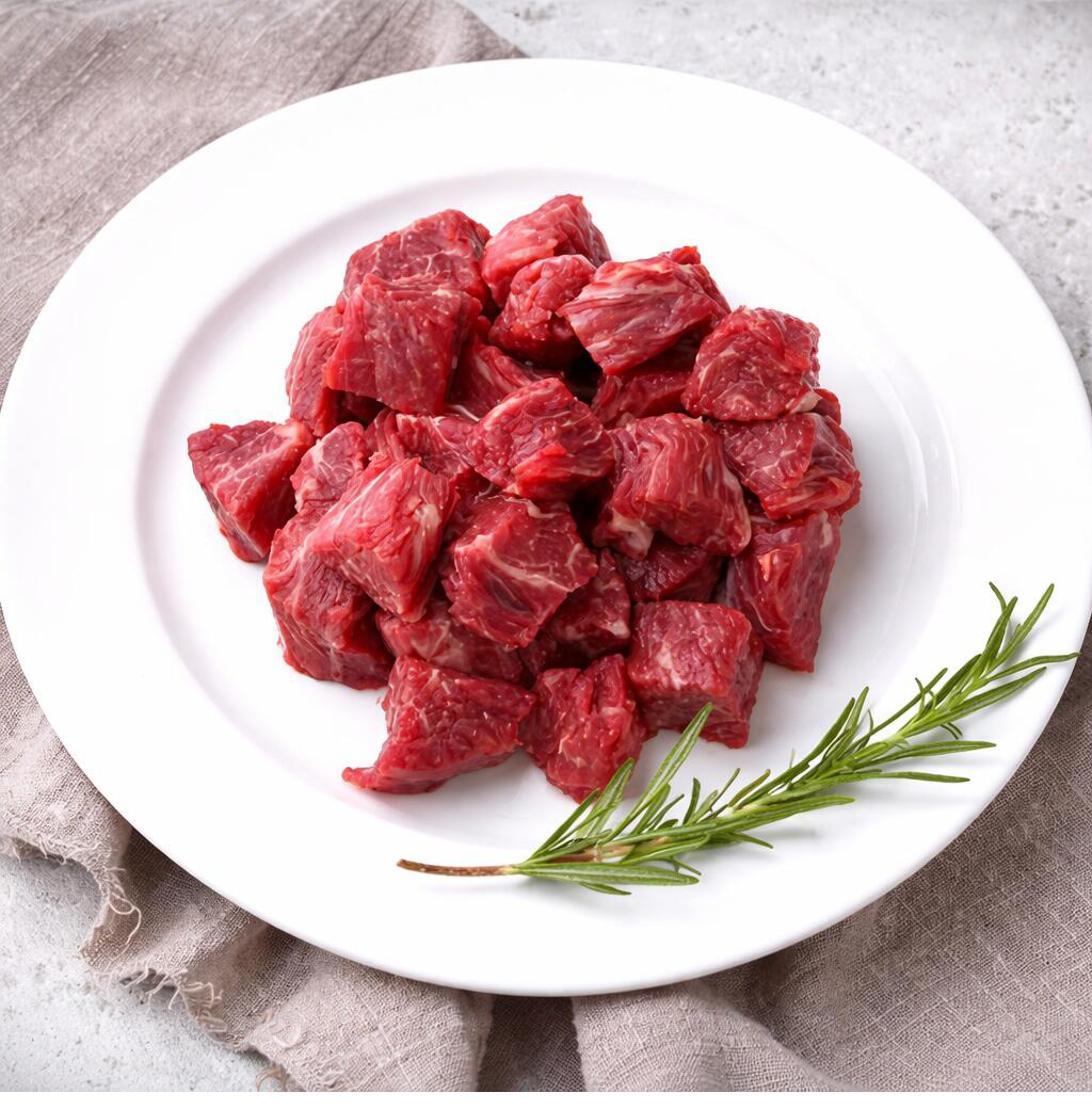 [牛肉] 牛スネ肉 角切り すね / 約1kg 外国産 煮込み用 牛肉 スープ用 カレー シチュー 韓国スープ タン用 コラーゲン豊富 BBQ (冷凍)