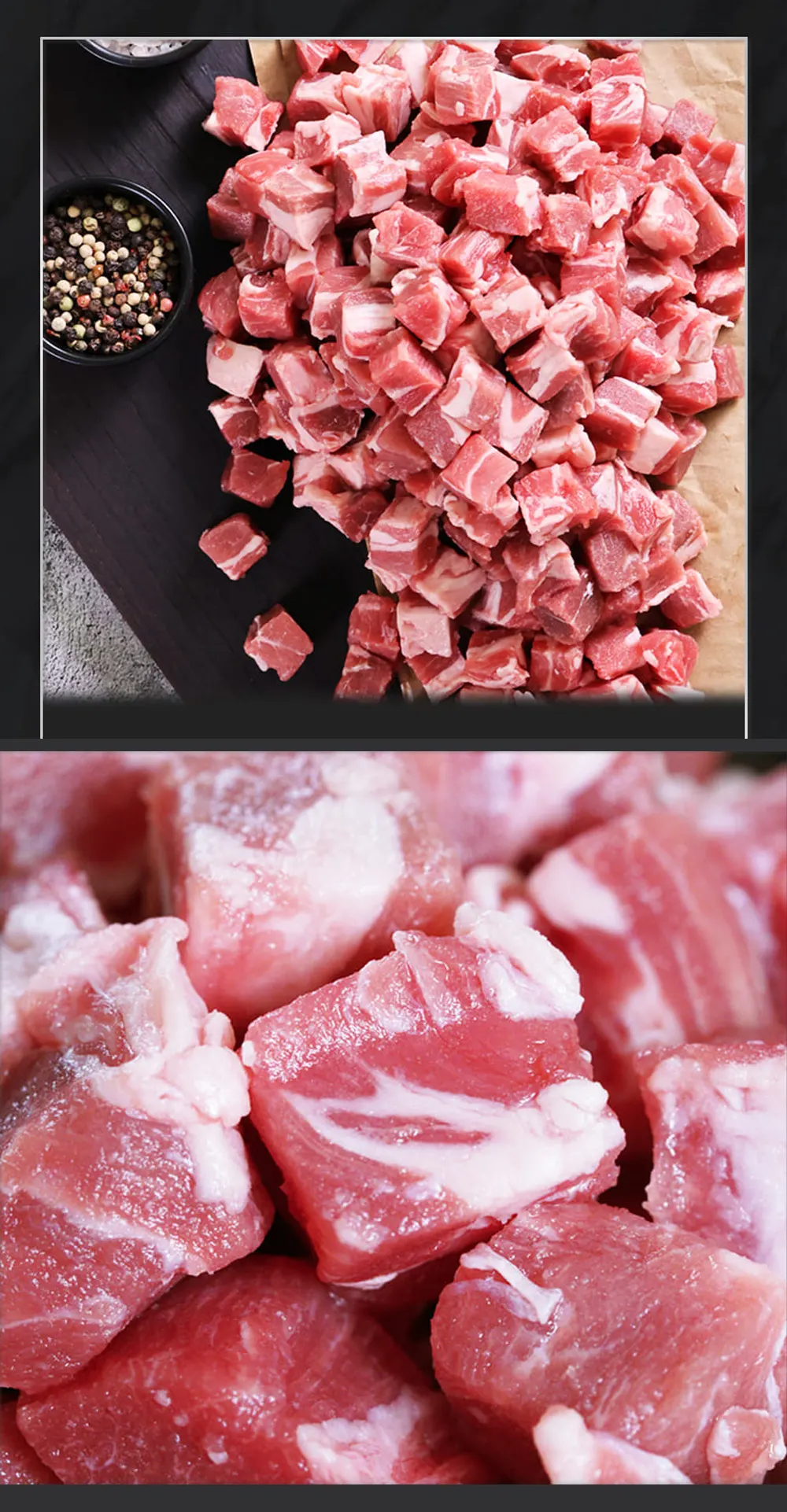 [羊肉] マトン骨なし 角切り マトンボンレス  / 1kg マトン肉カット 骨なし 羊肉 カレー用 煮込み用 サイコロ ダイスカット（冷凍）