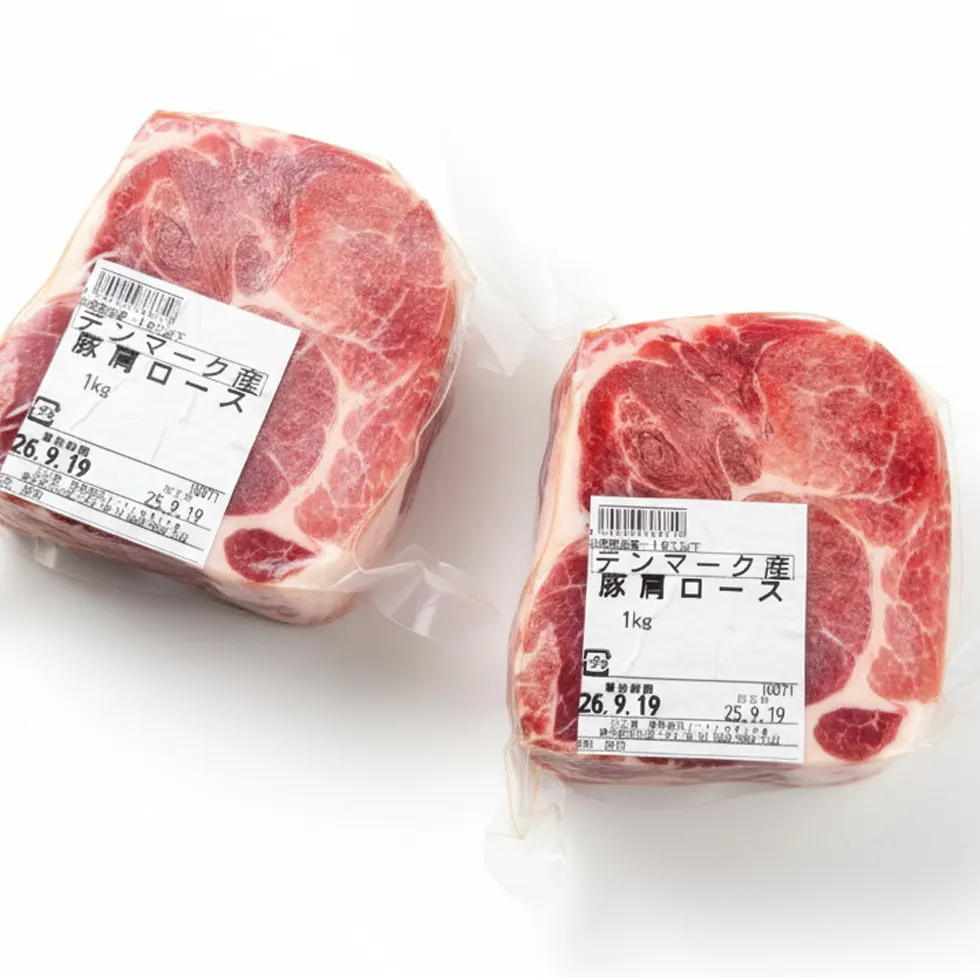 [豚肉] 肩ロース / 約1kg 真空パック 赤身肉 腕肉 やや硬めの肉質 旨味とジューシーさ 焼肉や煮込み料理（冷凍）