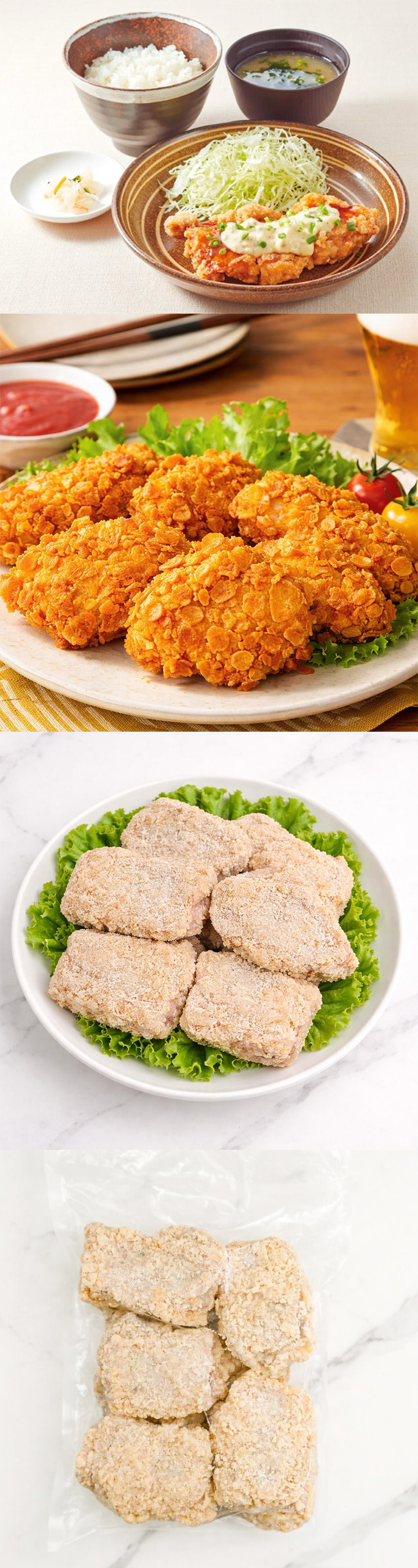 [鶏肉] 竜田揚げ 南蛮 フライドチキン用 / 550g(55g×10枚入) 電子レンジOK 業務用 お弁当 おかず 鶏肉 もも肉 おつまみ 家呑み レンジ 唐揚げ からあげ 鶏もも肉 簡単 調理 大容量（冷凍）