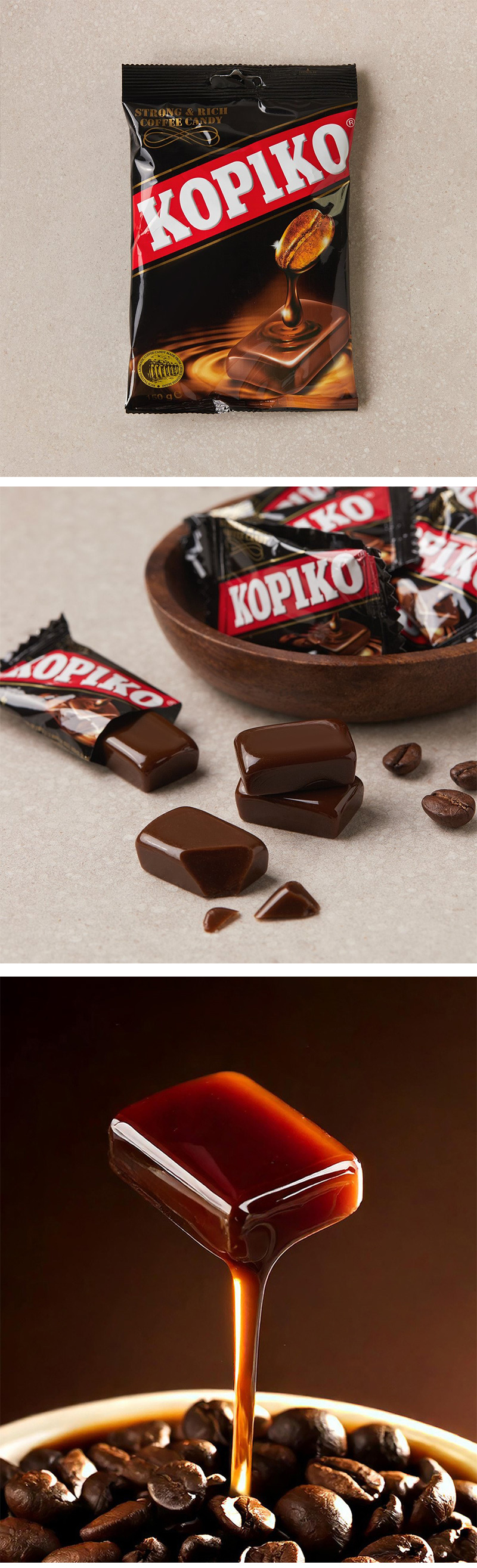 [KOPIKO] コピココーヒーキャンディ / 120g コピコ ブリスターパック カフェイン飴 コーヒー飴 あめ キャンディ