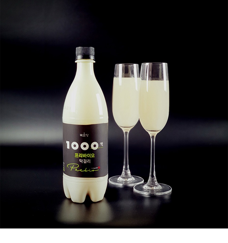 麹醇堂] 1000億プリバイオマッコリ/1BOX(750ml×12本）乳酸菌を育てる