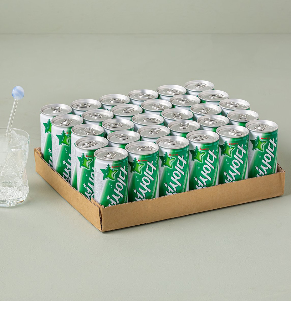 ロッテ] LOTTE 七星サイダー/1BOX(250mlx30缶) 炭酸飲料 韓国