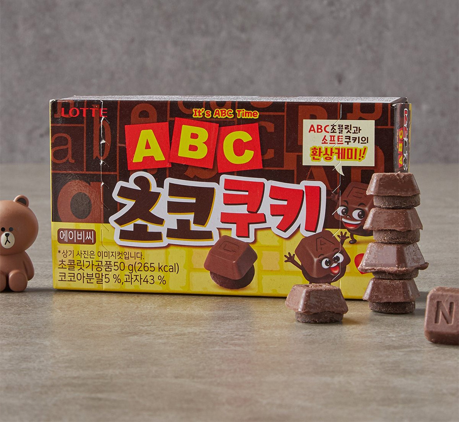 [ロッテ] 50g / ABCチョコクッキー