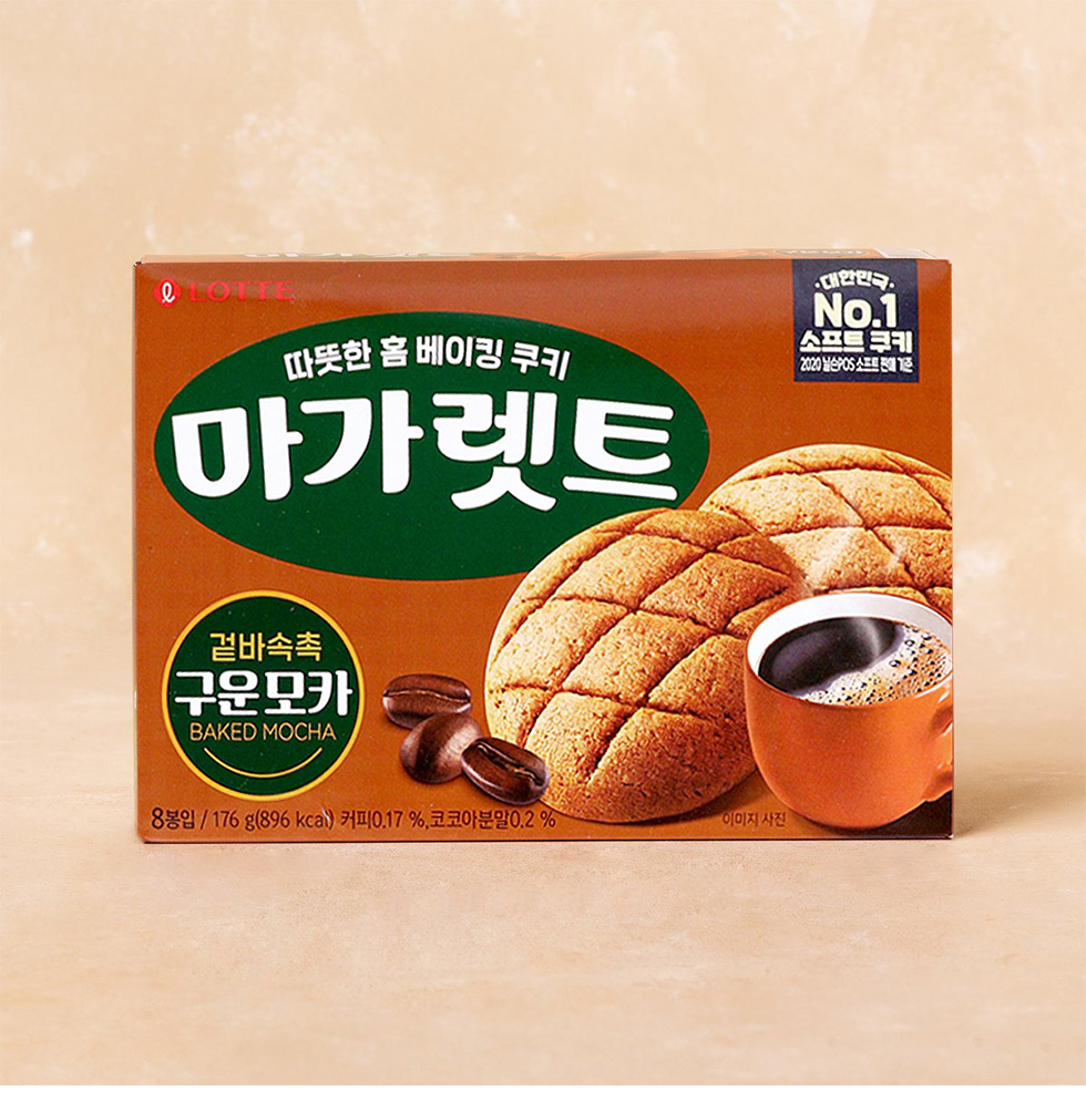 [ロッテ] LOTTE 焼きモカ マーガレット ソフトクッキー / 176g マガレット コーヒータイム 韓国お菓子 スナック デザート 韓国クッキー