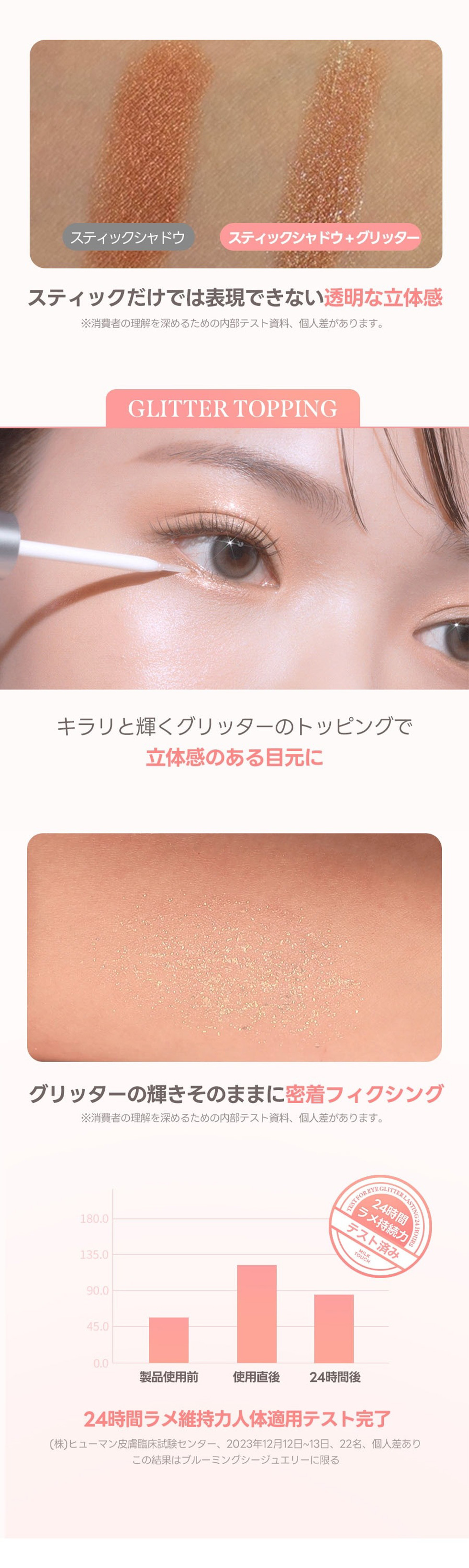 [Milk Touch] フェアリージュエルアイグリッター / 7g ジュエル グリッター ミルクタッチ アイメイク ラメ グリッター キラキラ 韓国コスメ #ネコポスで発送