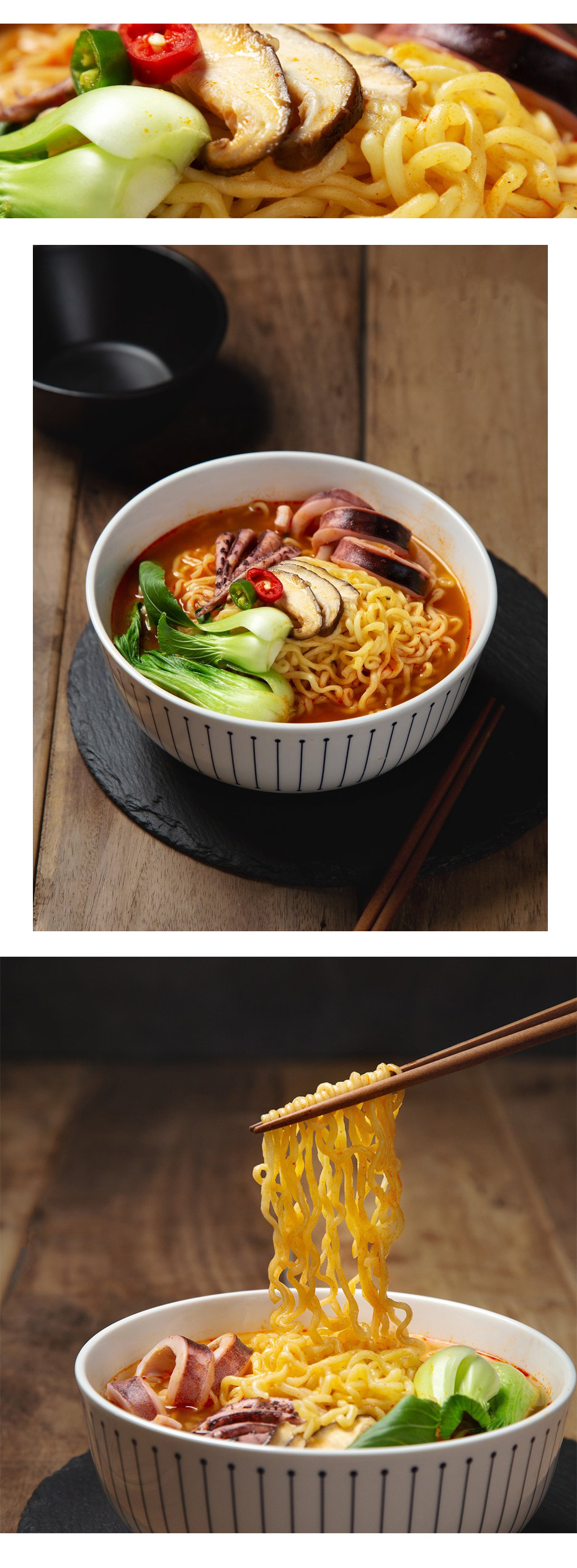 農心] イカチャンポンラーメン / 124g 伝統中華風のちゃんぽん イカ