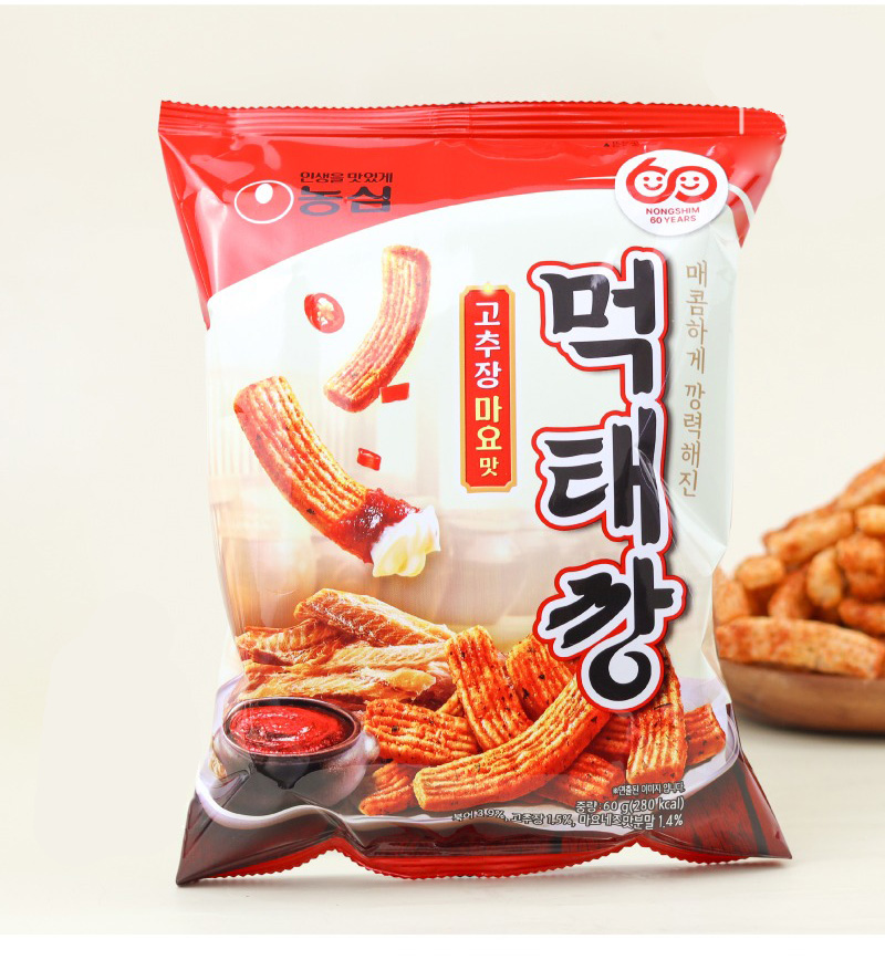 [農心] モクテカン コチュジャンマヨネーズ味 / 60g コチュジャンマヨ味 韓国お菓子 スナック 韓国で大ブーム