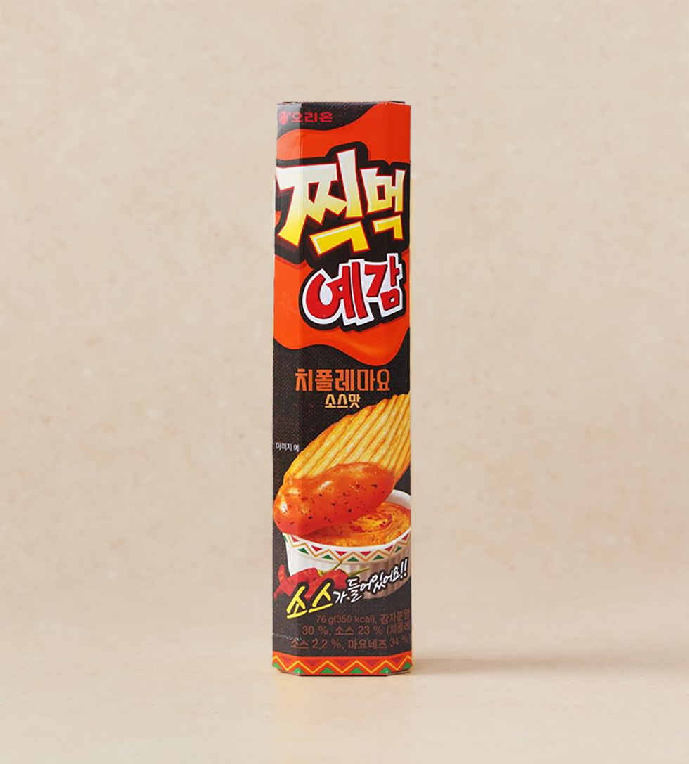 [オリオン] ORION イェガム ソース付き 選べる6個セット  / 76g×6個  チポトレマヨ ガーリック味 ディップソース 青唐辛子マヨソース付き 韓国お菓子 スナック ノンフライ