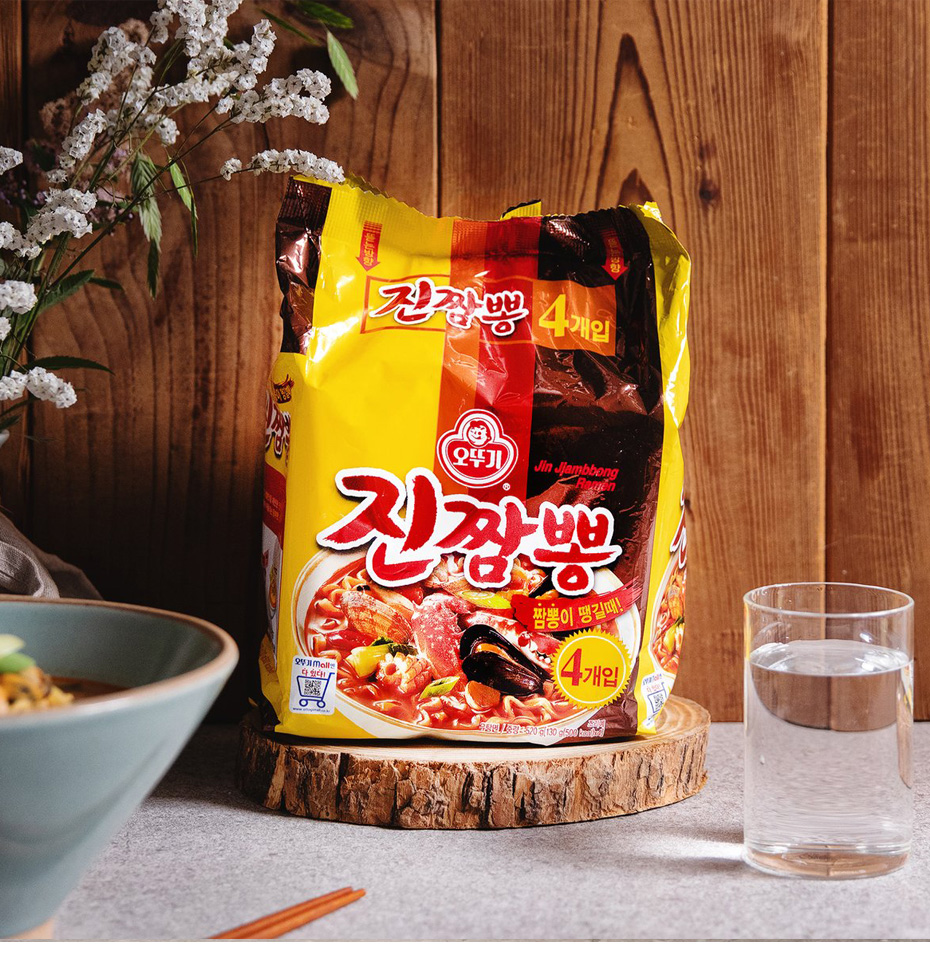 オットギ] ジンチャンポン / 130g×4個入りパック 韓国チャンポン