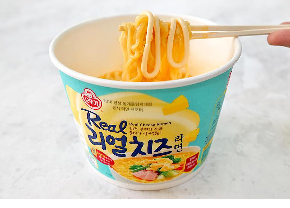 オットギ] リアルチーズラーメン カップ麺/ 120g 韓国ラーメン