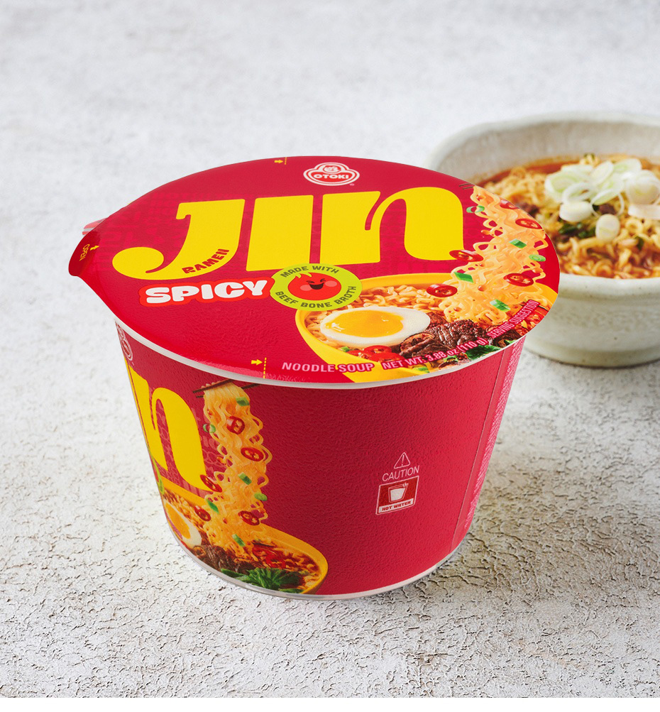 オットゥギ (大盛カップ) 辛口ジンラーメン 110g