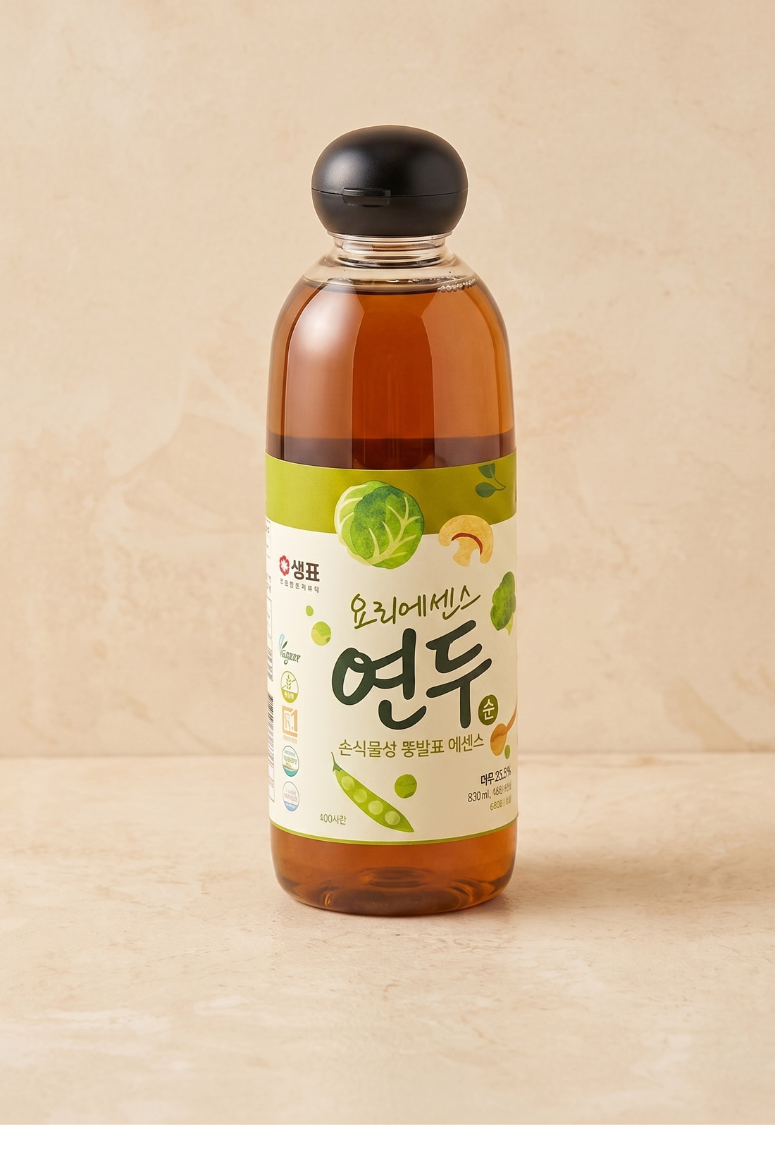[センピョ] ヨンドゥ 純 大容量 / 830ml 万能 液体調味料 純植物性大豆発酵エッセンス 料理エッセンス 調味料 韓国料理 韓国調味料